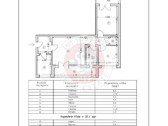 Camil Ressu | 3 camere | Semidec | 2 balcoane | 66mp | B11758